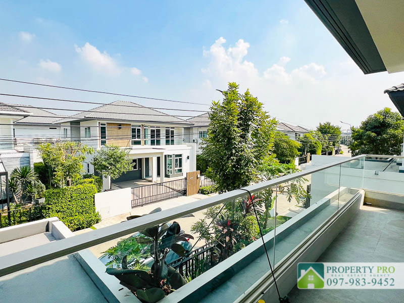 For SaleHouseNonthaburi, Bang Yai, Bangbuathong : House for Sale Mantana Westgate, 4 Bedroom 60 Sqw 185 Sqm Fully Furnished Near MRT Talad Bang Yai, Klong Bang Phai, Bang Yai, Bang Bua Thong : EL24S-004