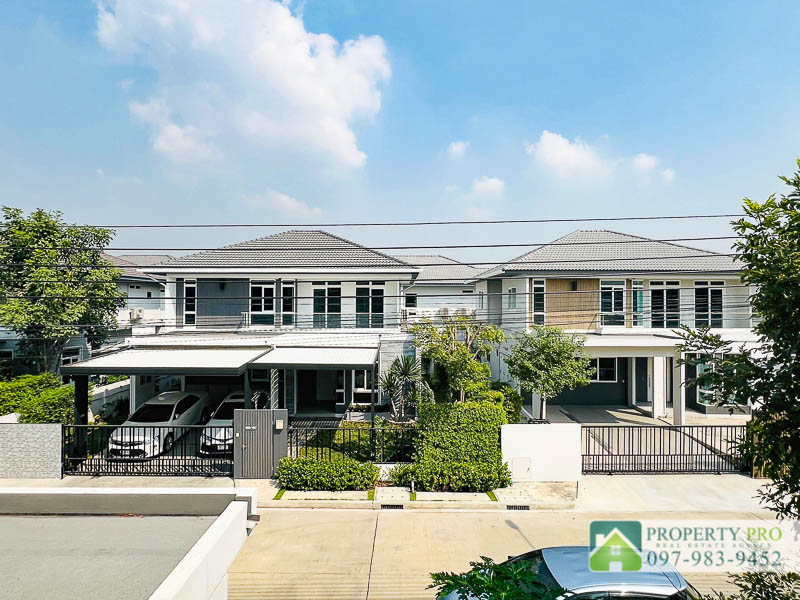 For SaleHouseNonthaburi, Bang Yai, Bangbuathong : House for Sale Mantana Westgate, 4 Bedroom 60 Sqw 185 Sqm Fully Furnished Near MRT Talad Bang Yai, Klong Bang Phai, Bang Yai, Bang Bua Thong : EL24S-004