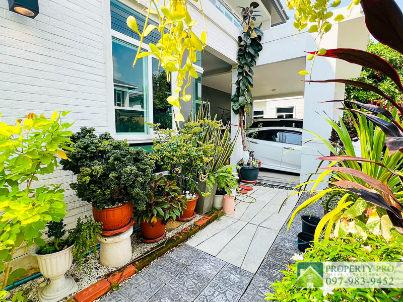 For SaleHouseNonthaburi, Bang Yai, Bangbuathong : House for Sale Mantana Westgate, 4 Bedroom 60 Sqw 185 Sqm Fully Furnished Near MRT Talad Bang Yai, Klong Bang Phai, Bang Yai, Bang Bua Thong : EL24S-004