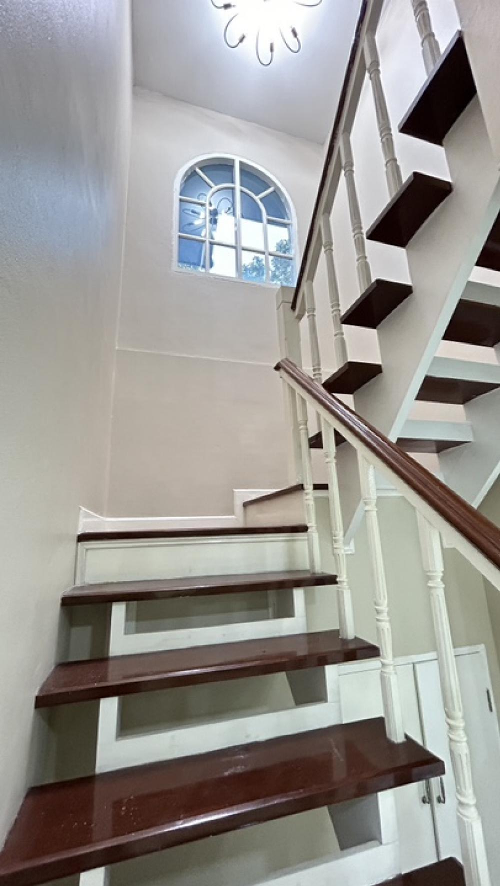 For RentHousePathum Thani,Rangsit, Thammasat : 2-storey detached house for rent, beautiful, newly renovated, Land & House project, price 20,000 / month #House newly renovated, painted, new electrical system throughout the house.