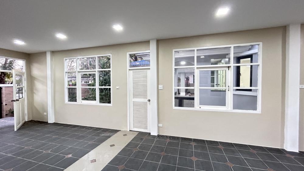 For RentHousePathum Thani,Rangsit, Thammasat : 2-storey detached house for rent, beautiful, newly renovated, Land & House project, price 20,000 / month #House newly renovated, painted, new electrical system throughout the house.