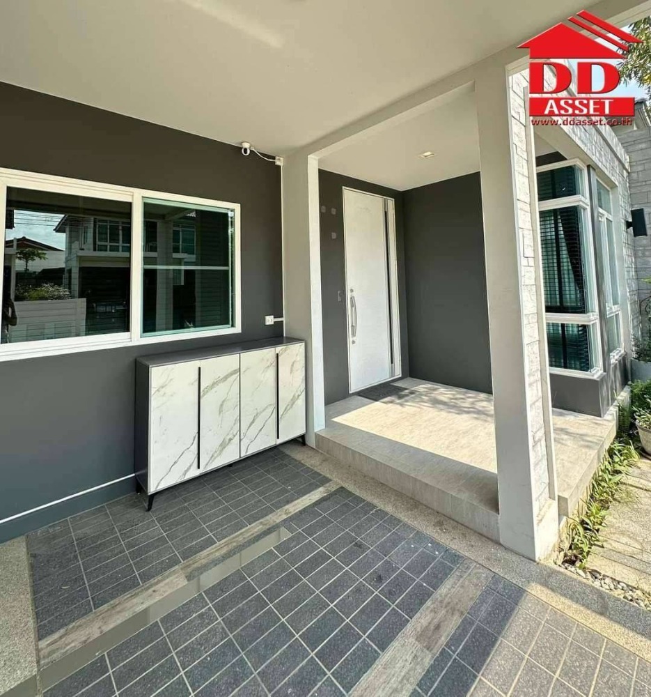 ขายบ้านนนทบุรี บางใหญ่ บางบัวทอง : ขายบ้านเดี่ยวโครงการ มัณฑนา westgate อยู่ตรงข้ามเซ็นทรัลเวสต์เกต เพียง 1 กม. รหัส8028