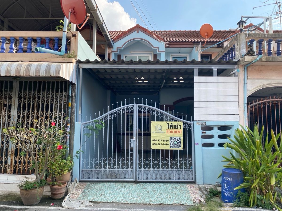 For RentTownhomeNonthaburi, Bang Yai, Bangbuathong : 2 -story townhouse for rent, Bang Yai City, air -conditioned, animal raising, new renovated, near Central Westgate, ready