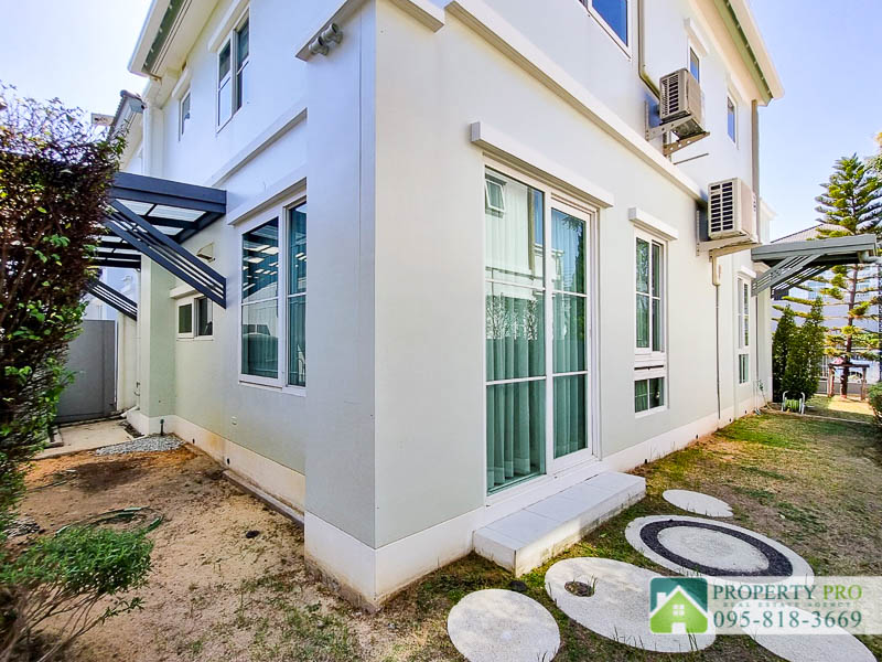 ขายบ้านบางนา แบริ่ง ลาซาล : ขาย บ้าน Anya บางนา รามคำแหง 2 บ้านแฝด แบบ 2 ห้องนอน 43 ตรว 146 ตรม สไตล์ French Country สภาพใหม่เอี่ยม เฟอร์นิเจอร์ เครื่องใช้ไฟฟ้าครบ ใกล้ เฉลิมพระเกียรติ ร.9 Mega Bangna ราชวินิตบางแก้ว สนามบินสุวรรณภูมิ : SL24S-002