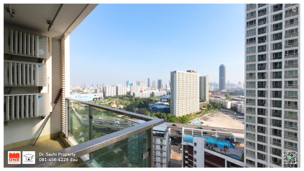 For RentCondoRama9, Petchburi, RCA : Condo for rent, TC Green, Building A, 16th floor, size 54 sq m, near the Orange Line and MRT Rama 9.