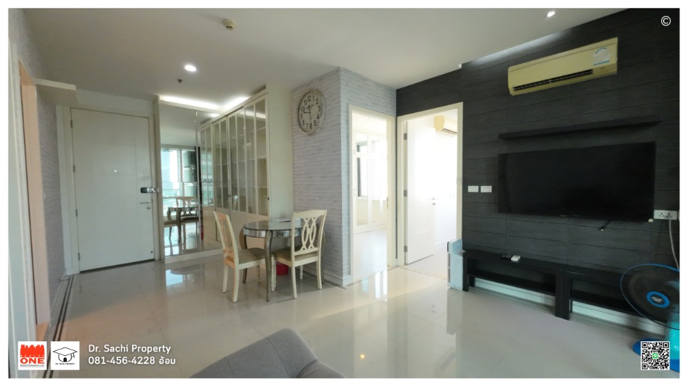 For RentCondoRama9, Petchburi, RCA : Condo for rent, TC Green, Building A, 16th floor, size 54 sq m, near the Orange Line and MRT Rama 9.