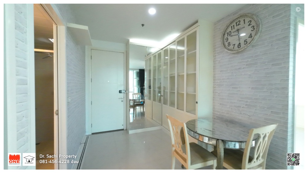 For RentCondoRama9, Petchburi, RCA : Condo for rent, TC Green, Building A, 16th floor, size 54 sq m, near the Orange Line and MRT Rama 9.