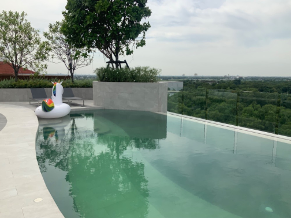 ให้เช่าคอนโดปทุมธานี รังสิต ธรรมศาสตร์ : ให้เช่า Kave Town Colony วิวสระ ตึกD ชั้น 6, ติด ม.กรุงเทพรังสิต พร้อมส่วนกลางทันสมัยกว่า 40 รายการ