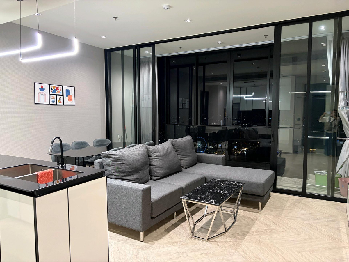 For RentCondoWongwianyai, Charoennakor : 🏙️ For rent, luxury room, beautiful view, waterfront, 2 bedrooms @Chapter Charoen Nakhon, fully furnished, electricity, ready to move in 📲0616395225