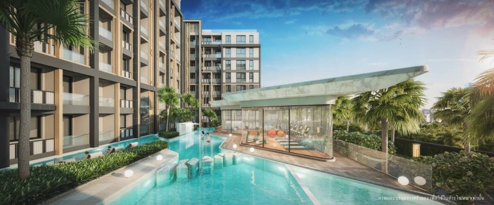 For SaleCondoPattaya, Bangsaen, Chonburi : 🔥🔥 Opening a new project, 2 bedrooms, corner room in the largest central building (Dusit Grand Park 3) with elegance and convenience, Jomtien 🔥🔥