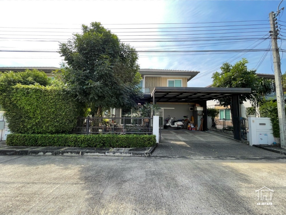 For SaleHouseNawamin, Ramindra : Single house for sale, Huang (Lom), Chui (Nam), complete!!! **Manthana Lake Watcharapol**Quality project from Land and House.