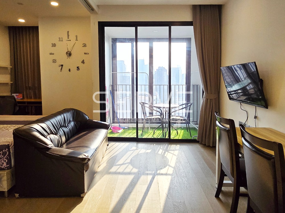 For RentCondoSiam Paragon ,Chulalongkorn,Samyan : 1 Bed High Fl. 15+ Good View & Good Location MRT Sam Yan 180 m. and Samyan Mall at Ashton Chula-Silom Condo / For Rent
