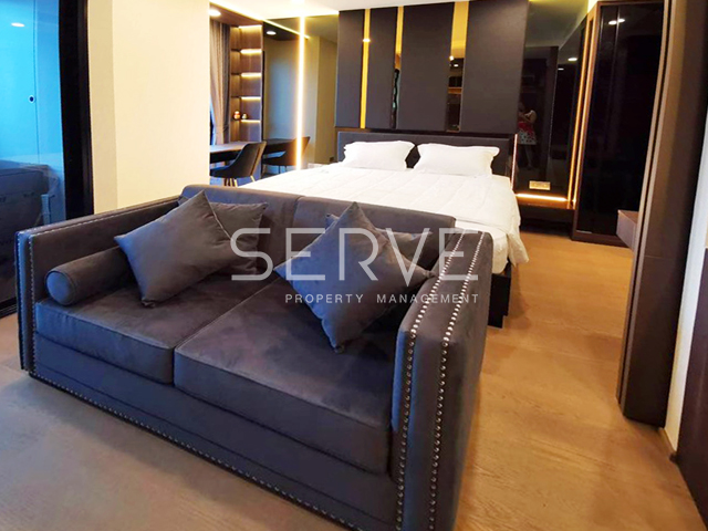For RentCondoSiam Paragon ,Chulalongkorn,Samyan : 1 Bed with Partition Super High Fl. 45+ Good View & Good Location MRT Sam Yan 180 m. at Ashton Chula-Silom Condo / For Rent