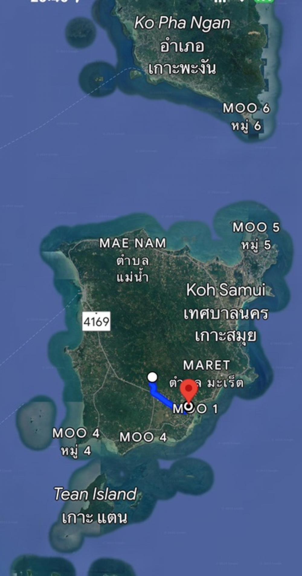 ขายที่ดินสมุย สุราษฎร์ธานี : ขายที่ดิน เกาะสมุย ขนาด 9-3-63.1 ไร่ตั้งอยู่ ต.มะเร็ต อ.เกาะสมุย จ.สุราษฎร์ธานี