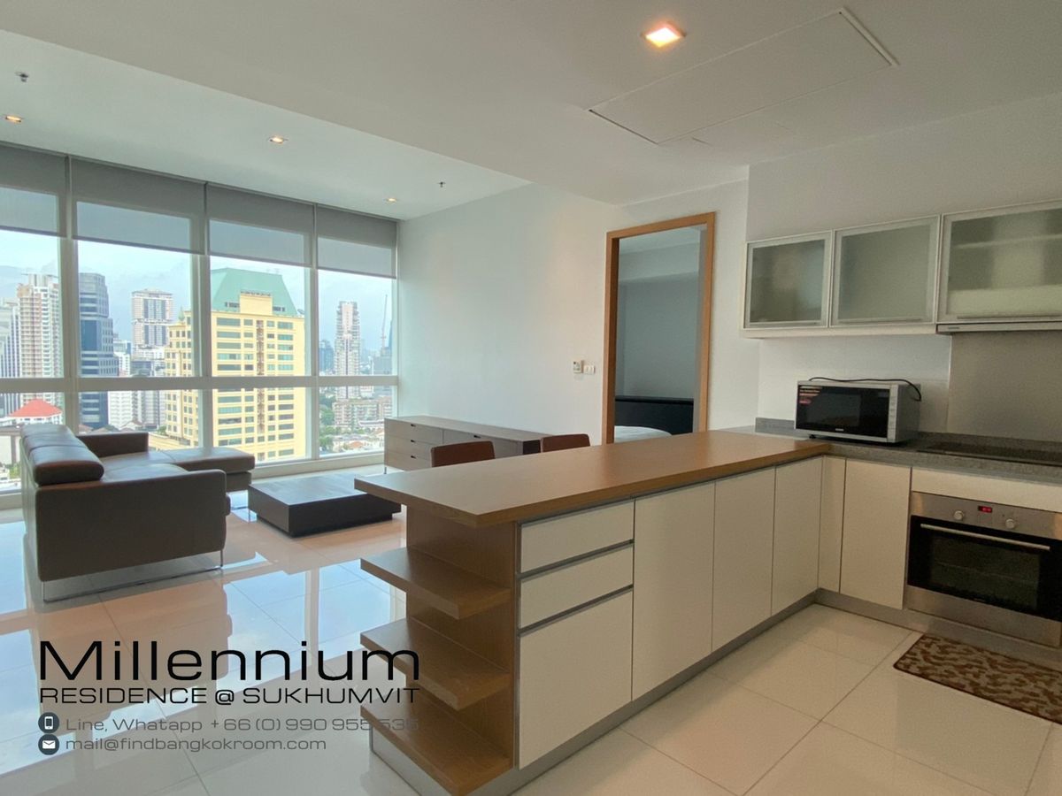 ให้เช่าคอนโดสุขุมวิท อโศก ทองหล่อ : Fully furnished condo for rent in Bangkok sukhumvit Millennium Residence