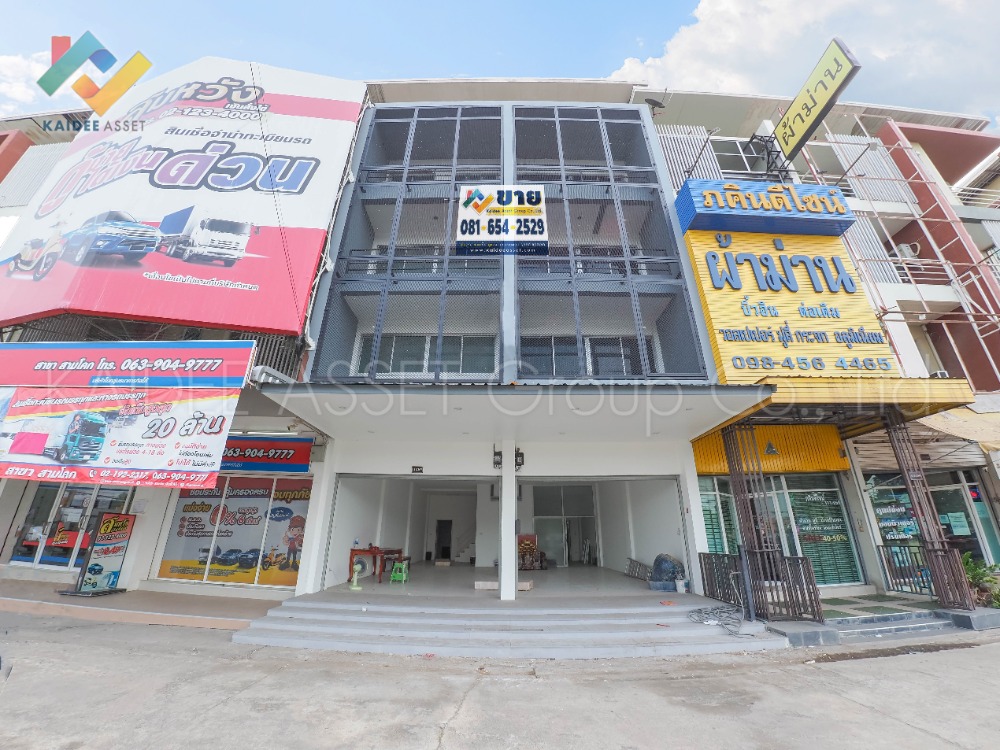 For SaleShop HousePathum Thani,Rangsit, Thammasat : Shophouse, commercial building, Phattra Private 2, Sam Khok, Pathum Thani, next to road 3111