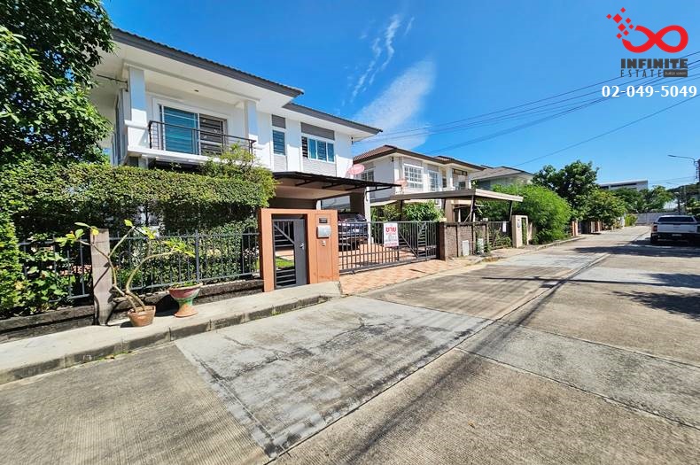 For SaleHouseSamut Prakan,Samrong : 2-story detached house for sale, The Plant Village, Passorn Bangna, King Kaew Road.