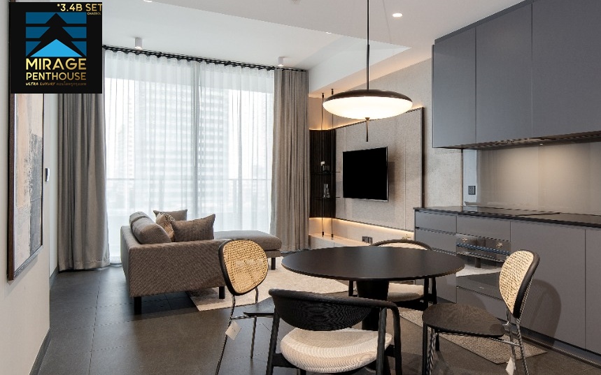 For RentCondoSathorn, Narathiwat : 🔥🔥👑✨🅻🆄🆇🆄🆁🆈!!👑The most luxurious!!🏦👑ULTRA LUXURY luxurious 👑 spacious luxury room, very beautifully decorated ✨ beautiful view ✨There is a bathtub. Fully furnished!!!!✨🔥🔥 🎯【🆁🅴🅽🆃For rent】🎯Tait Sathorn
