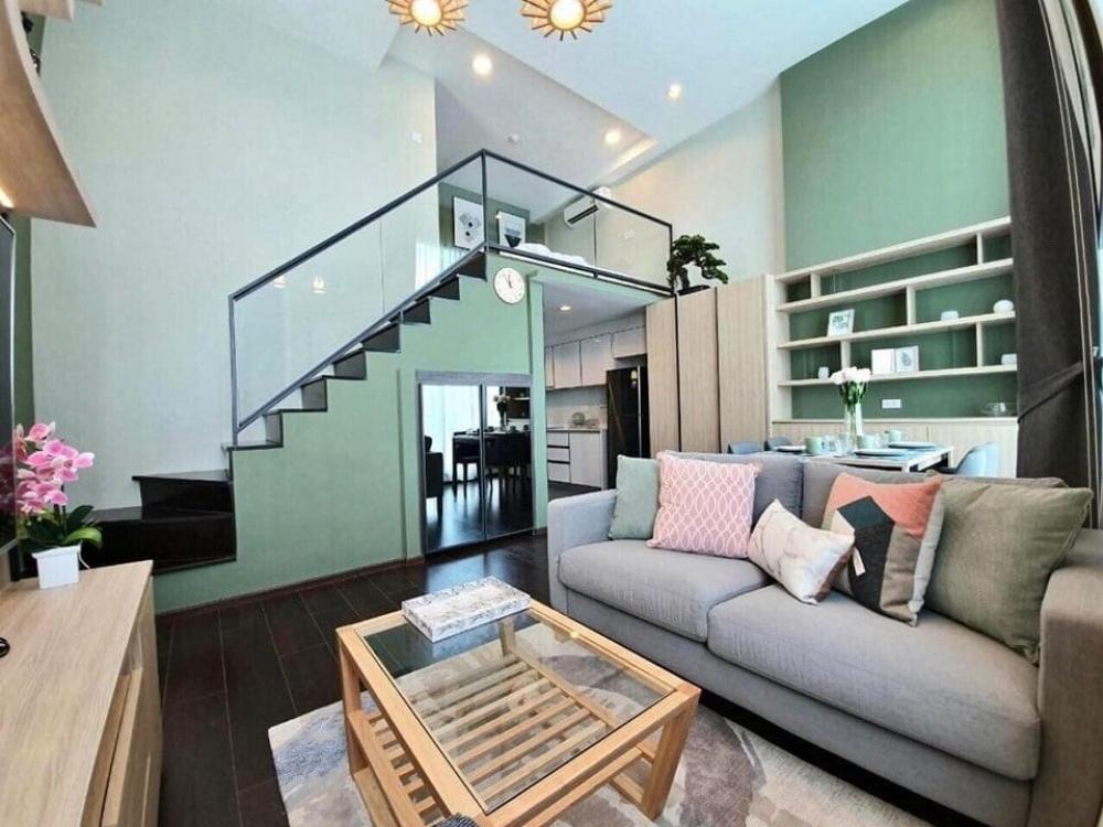 ให้เช่าคอนโดสุขุมวิท อโศก ทองหล่อ : ปล่อยเช่า  C Ekkamai Duplex 43 ตรม. ชั้นสูง ห้องมุม
