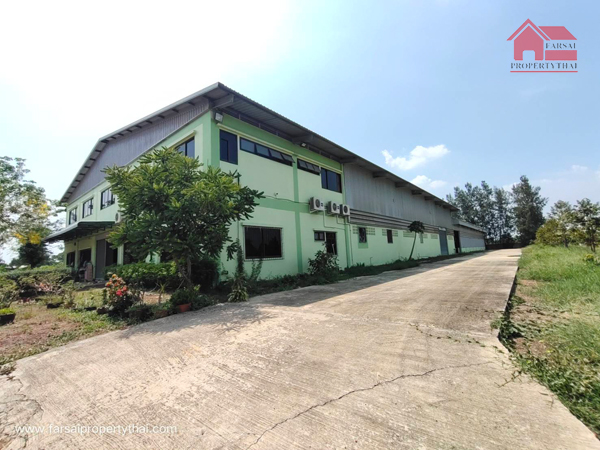 For SaleFactoryPathum Thani,Rangsit, Thammasat : Factory/warehouse building for sale, area 20 rai, usable area 2,900 sq m, with Factory Registration Certificate 4, electricity 500 KVA, Nong Suea District, Pathum Thani, selling price 42 million baht.