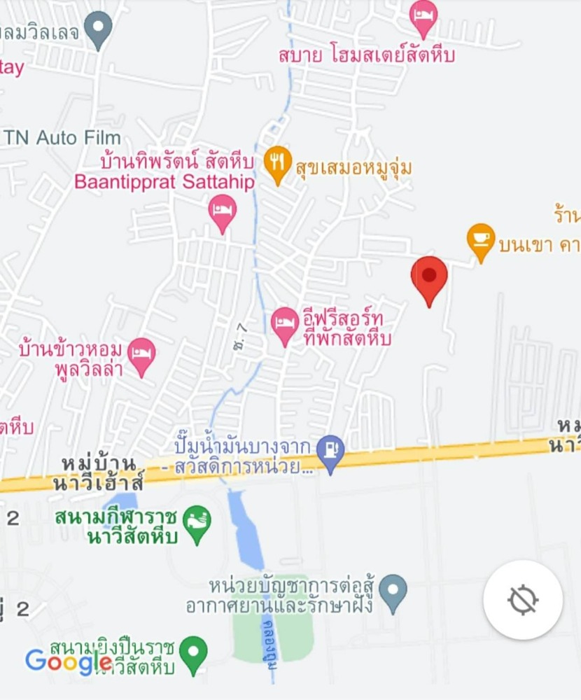 ขายที่ดินพัทยา บางแสน ชลบุรี สัตหีบ : ขายที่ดิน สัตหีบ ชลบุรี เนื้อที่ 13 ไร่ 237.2 ตร.วา ซอยสัตหีบสุขุมวิท 111 ถนนสุขุมวิท พลูตาหลวง สัตหีบ ชลบุรี ห่างถนนสุขุมวิท 300 ม. ราคา 29,904,600 บาท