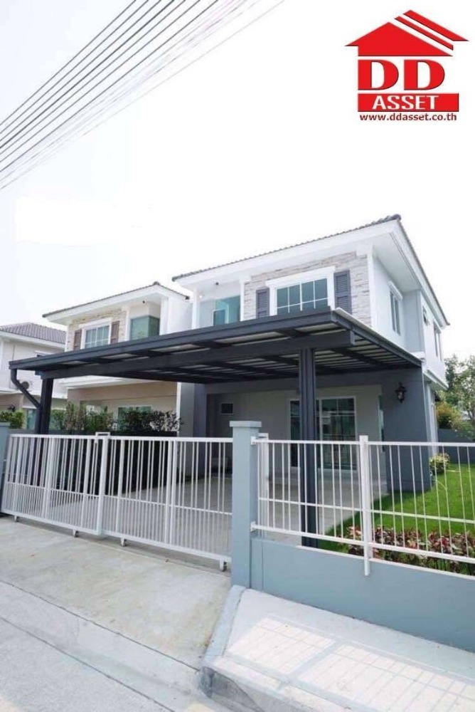 ขายบ้านมหาชัย สมุทรสาคร : ขายบ้านแฝด 2 ชั้น โครงการวิลลาจจิโอ2  พระราม2 (Villaggio 2 Rama 2) รหัส H8033