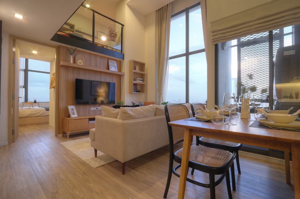 For RentCondoOnnut, Udomsuk : For rent! Siamese Condo (Sukhumvit 48), two bedrooms, usable area 78 sq m, Duplex room.