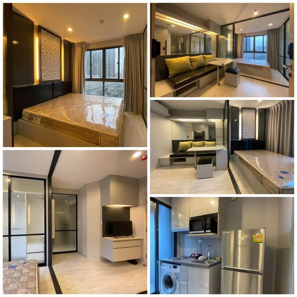 For RentCondoBang Sue, Wong Sawang, Tao Pun : Studio for rent, Ideo Mobi Wong Sawang Interchange, beautiful city view, BTS view