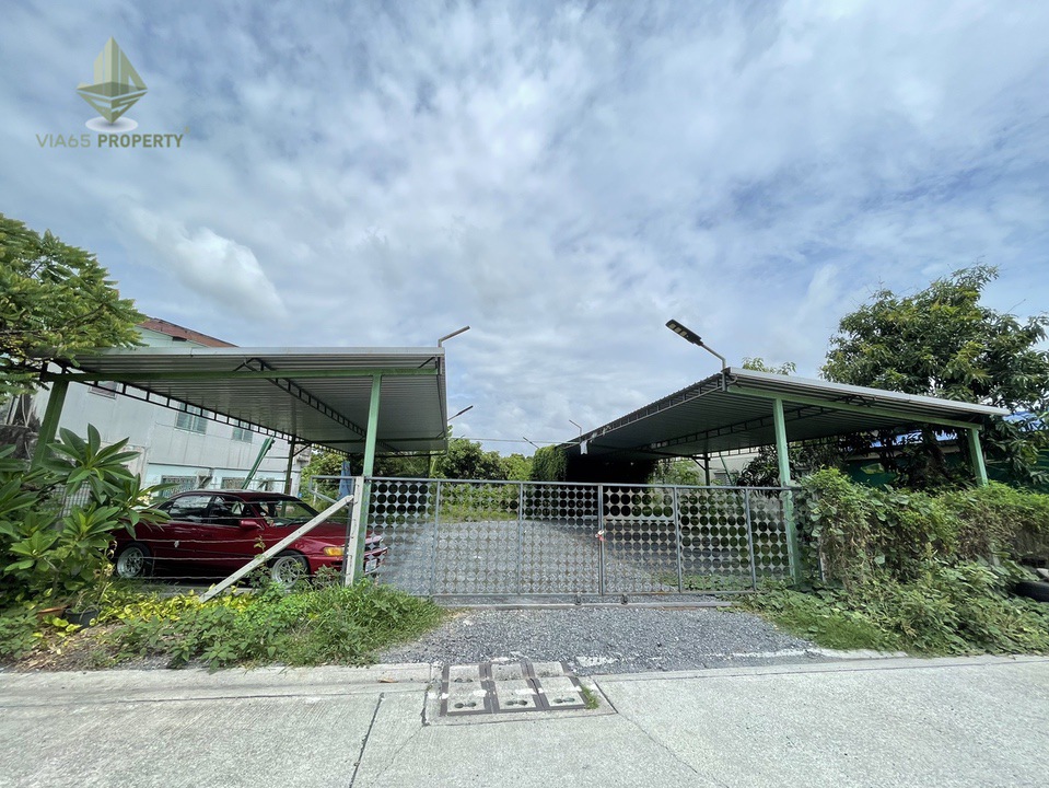 For SaleLandSamut Prakan,Samrong : Land for sale Kingkaew-Bangna-Trad Soi Bangpleniwet Village, filled, suitable for building a living house, small dormitory or car park for rent