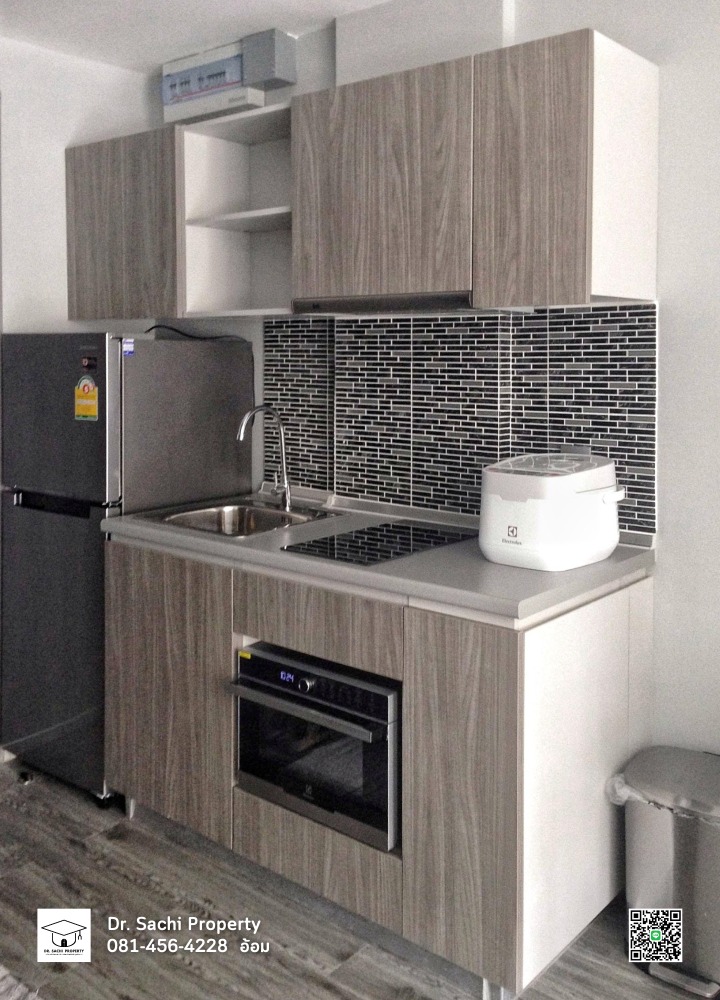 For SaleCondoLadprao, Central Ladprao : Condo for sale, Modiz Lat Phrao 18, size 29.69 sq m, 2nd floor, near Central Lat Phrao, blue and yellow MRT.