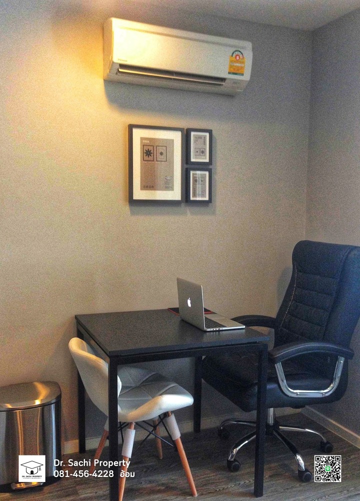 For SaleCondoLadprao, Central Ladprao : Condo for sale, Modiz Lat Phrao 18, size 29.69 sq m, 2nd floor, near Central Lat Phrao, blue and yellow MRT.