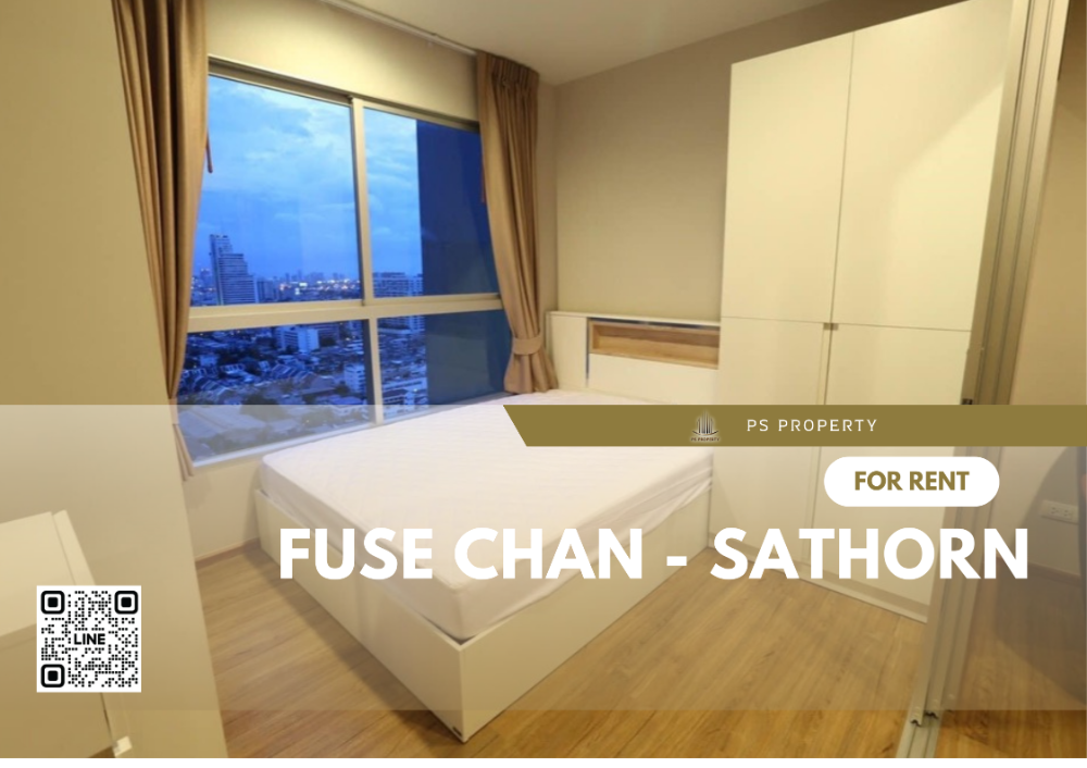 ให้เช่าคอนโดสาทร นราธิวาส : ให้เช่า✨Fuse Chan - Sathorn✨ เดินทางสะดวกใกล้ BRT เทคนิคกรุงเทพ เฟอร์นิเจอร์เครื่องใช้ไฟฟ้าครบ