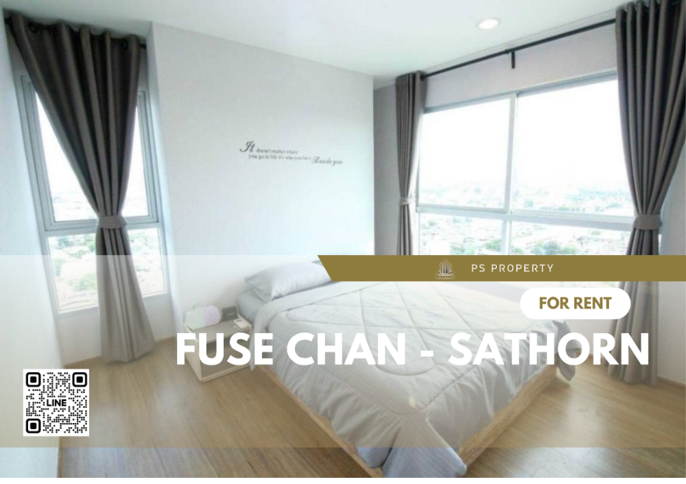For RentCondoSathorn, Narathiwat : For rent✨Fuse Chan - Sathorn✨ 2 bedrooms, fully decorated with furniture. Complete with electrical appliances, near BTS Chong Nonsi.