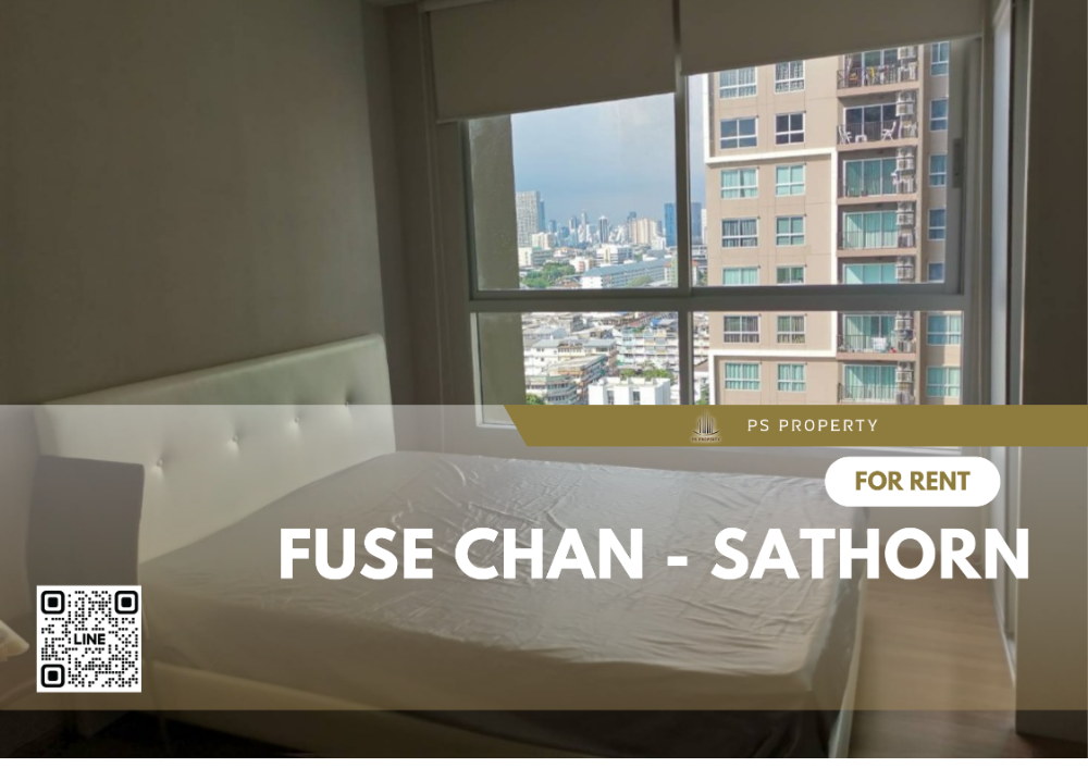 ให้เช่าคอนโดสาทร นราธิวาส : ให้เช่า📌Fuse Chan - Sathorn 📌เดินทางสะดวกใกล้ BTS เซนหลุยส์และช่องนนทรี เฟอร์นิเจอร์ เครื่องใช้ไฟฟ้าครบ