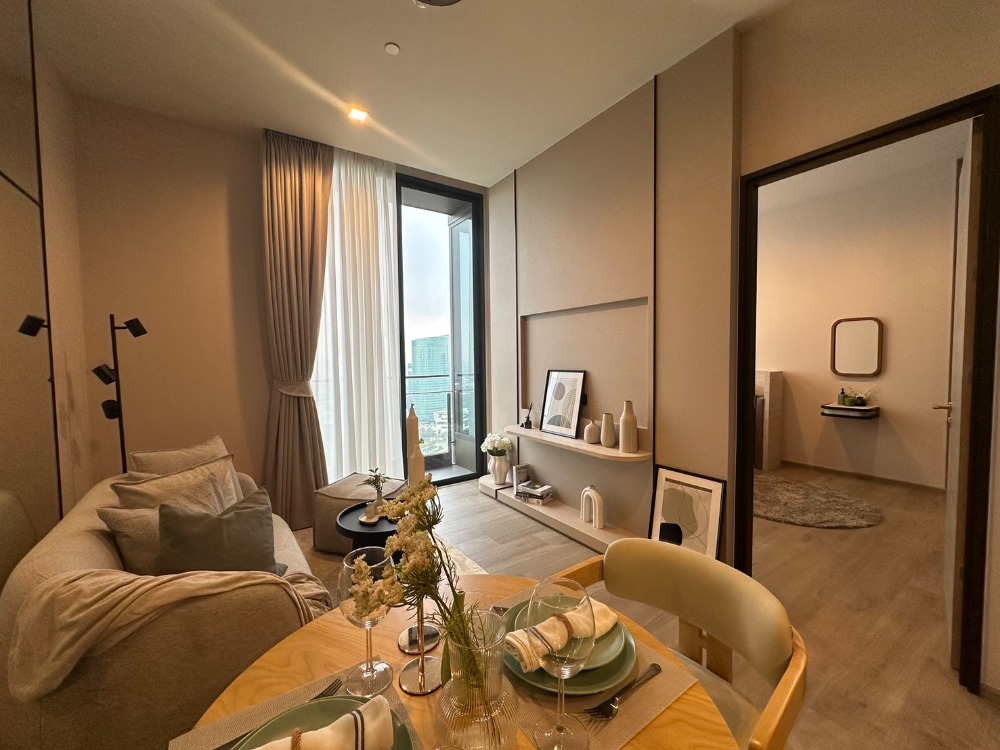 For RentCondoLadprao, Central Ladprao : 1 bedroom, garden view, newly decorated, beautiful, ready to move in.