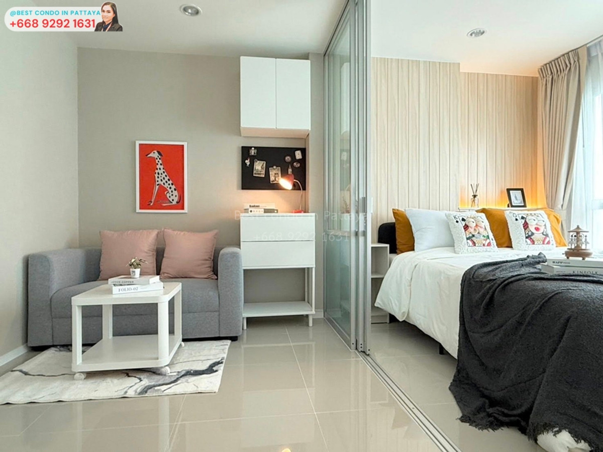 For SaleCondoPattaya, Bangsaen, Chonburi : 🎉 Last Lot of the Year! Café-Style Condo 1,500,000 THB #PropertyCode563