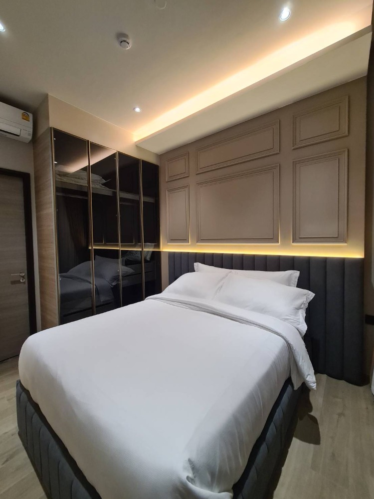 For RentCondoLadprao, Central Ladprao : For rent, 1 bedroom, garden view, newly decorated room, ready to move in.