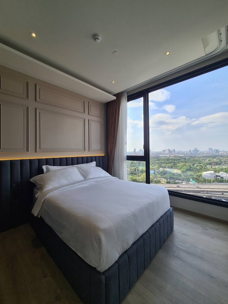 For RentCondoLadprao, Central Ladprao : For rent, 1 bedroom, garden view, newly decorated room, ready to move in.