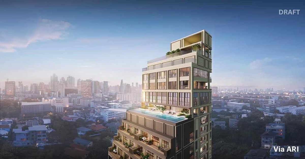 For SaleCondoAri,Anusaowaree : 📌Project room Via Ari, Via Ari, 2 bedrooms, 91.75 Sqm. Inquire 093-616-4456 (Sales Department)