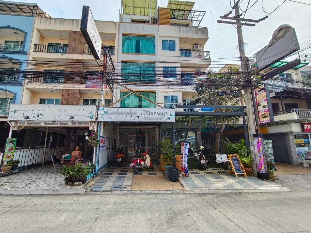 ขายอาคารพาณิชย์พัทยา บางแสน ชลบุรี สัตหีบ : ขาย อาคารพาณิชย์ ใกล้หาดจอมเทียน สูง 6 ชั้น เนื้อที่ 23 ตร.ว. 400 ตร.ม. ภายในตกแต่งไปแล้วหลายล้าน มีลิฟท์ส่วนตัว