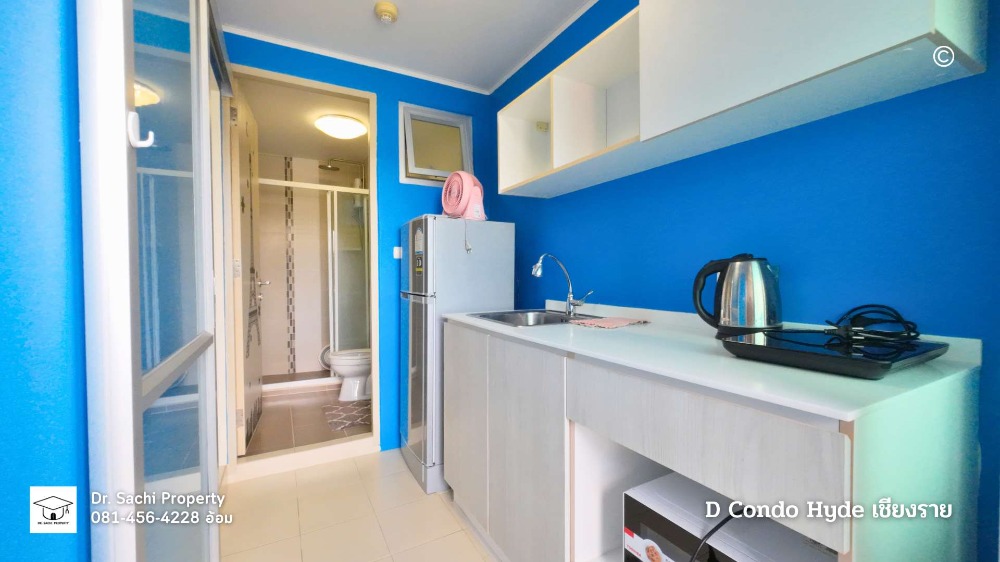 ขายคอนโดเชียงราย : ขาย D Condo Hyde ตรงข้าม Central เชียงราย 30.17 ตรม. ชั้น 8 วิวสระว่ายน้ำ ห้องตกแต่งครบ พร้อมอยู่