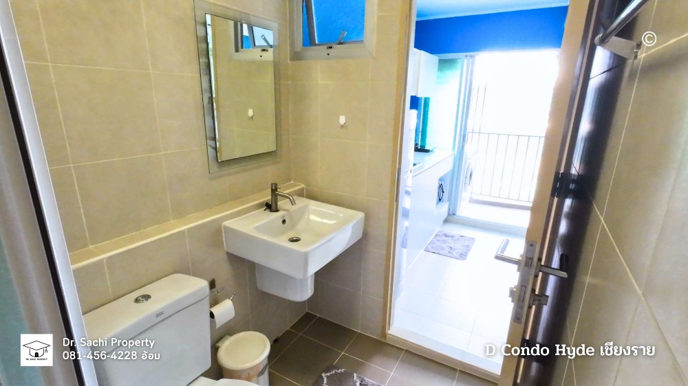 ขายคอนโดเชียงราย : ขาย D Condo Hyde ตรงข้าม Central เชียงราย 30.17 ตรม. ชั้น 8 วิวสระว่ายน้ำ ห้องตกแต่งครบ พร้อมอยู่