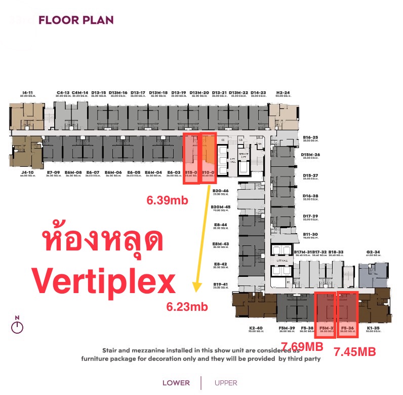 ขายดาวน์คอนโดคลองเตย กล้วยน้ำไท : 🔥🔥FOR SALE 𝐕𝐞𝐫𝐭𝐢𝐩𝐥𝐞𝐱 ห้องหลุด โครงการไม่มีขายแล้ว :  𝐋𝐢𝐟𝐞 𝐑𝐚𝐦𝐚 𝟒 𝐀𝐬𝐨𝐤𝐞 𝟏 Bed 𝟏 Bath, 𝟒𝟏 sqm. , Starting Price 𝟔.𝟐𝟑 MB Tel. 𝟎𝟗𝟓𝟗𝟒𝟏𝟓𝟗𝟗𝟗