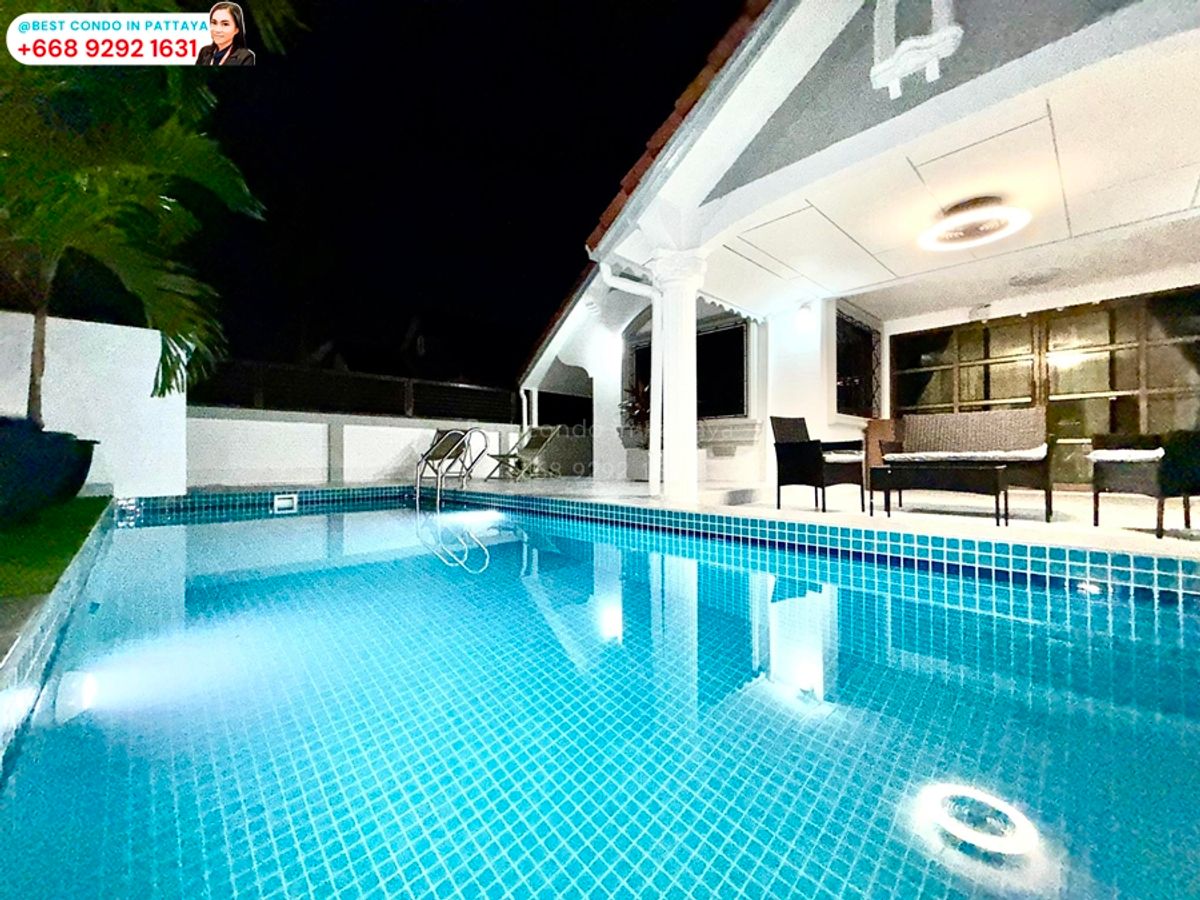 ขายพัทยา บางแสน ชลบุรี สัตหีบ : พูลวิลล่าทำเลดี รีโนเวทใหม่พร้อมอยู่ ฟังก์ชั่นครบ ใกล้ตลาด ใกล้โรงเรียน เหมาะทั้งอยู่อาศัยและลงทุน #รหัสทรัพย์412
