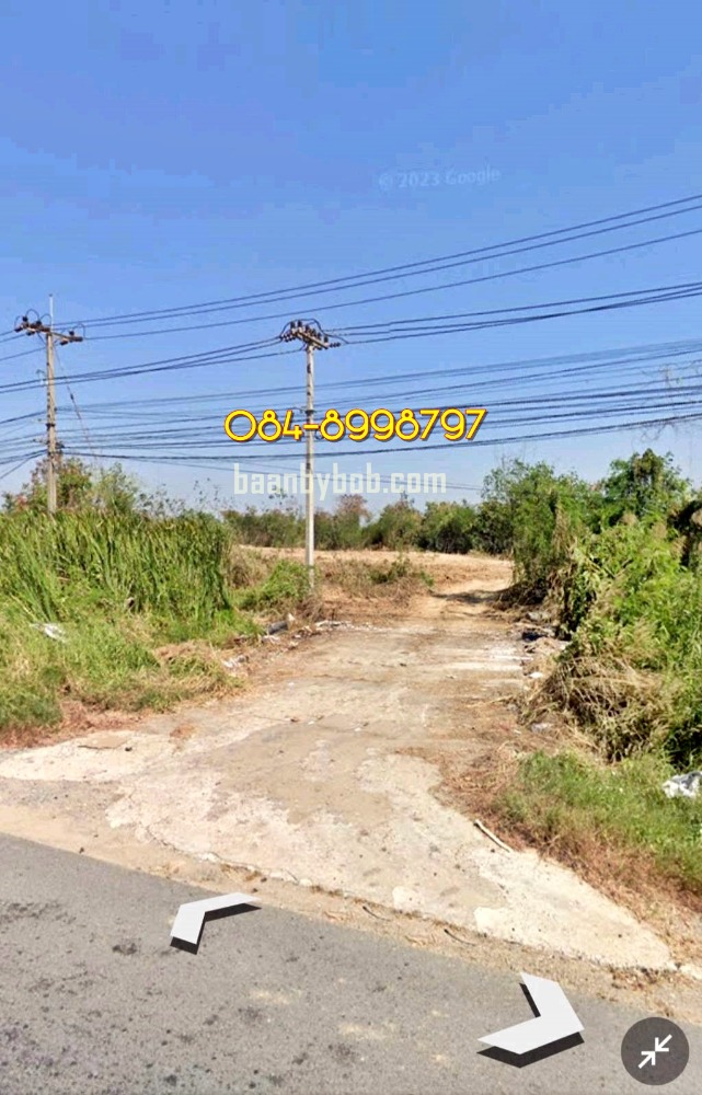 ให้เช่าที่ดินนนทบุรี บางใหญ่ บางบัวทอง : เช่า ที่ดินเปล่า ติดถนนสาย 340 บางบัวทอง-สุพรรณบุรี ฝั่งขาเข้า เนื้อที่ 12-2-36 ไร่ ด้านหลังติดคลองเจ๊ก ที่ถมแล้วทั้งแปลง