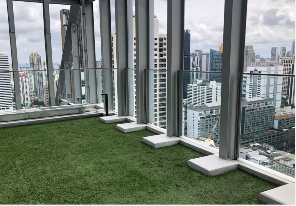 For RentCondoNana, North Nana,Sukhumvit13, Soi Nana : For rent Condo hyde sukhumvit 11 Penhouse 36floor 146 Sq.m (S03-1172)