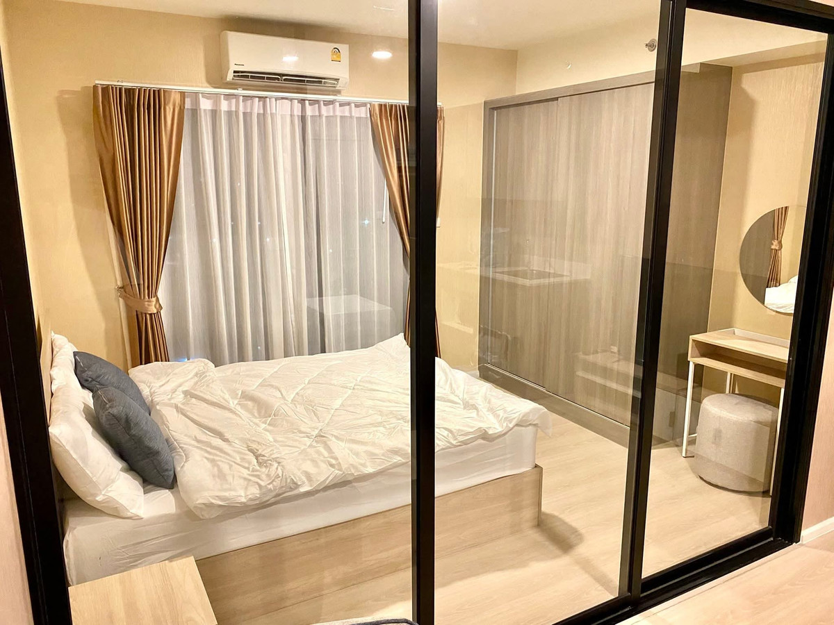 For RentCondoBangna, Bearing, Lasalle : 🍀 Condo for rent A Space Mega Bangna 1 Project behind Mega Bangna 29 sqm. Beautiful room for rent only 8000-