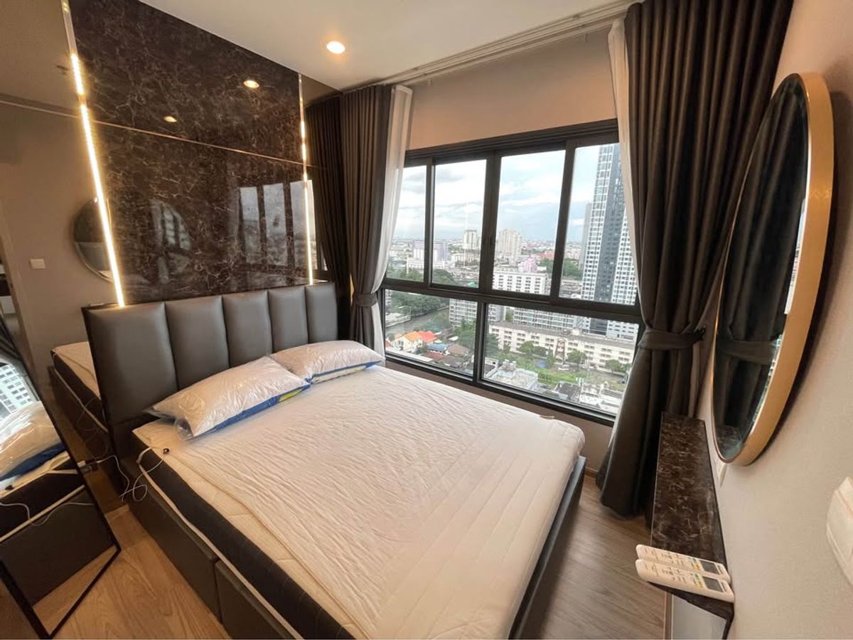 For RentCondoRamkhamhaeng, Hua Mak : Condo for rent, 2 bedrooms, The Tree Hua Mak Interchange, new room, ready to move in.