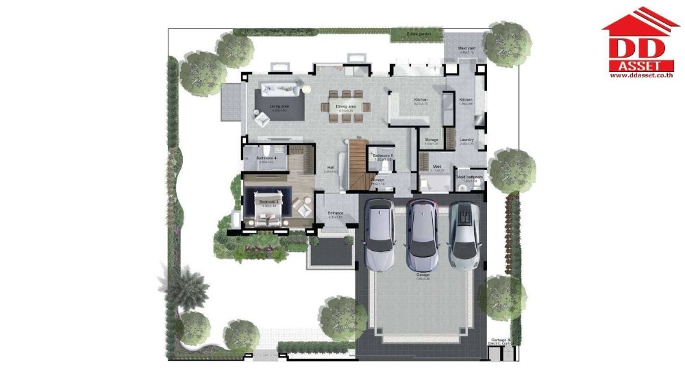 For RentHousePattanakan, Srinakarin : House for rent, Nantawan Rama 9 - Krungthep Kreetha New Road, code H8044.