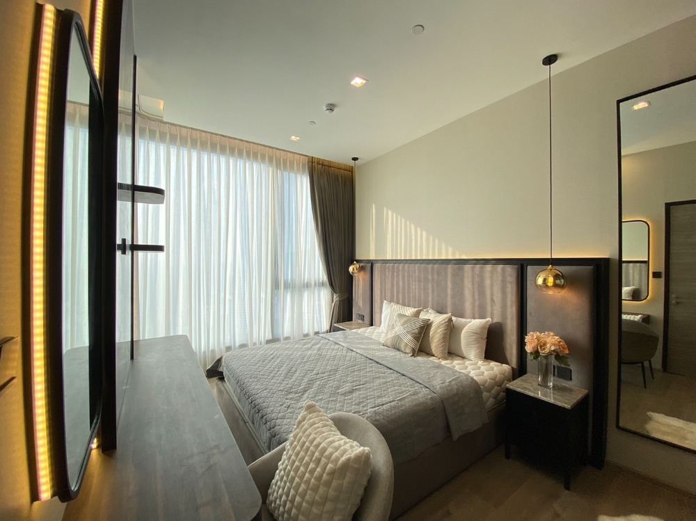 For RentCondoLadprao, Central Ladprao : 1 bedroom for rent, high floor, fully decorated, beautiful. Location: Lat Phrao Intersection